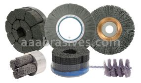 Weiler 86164 - 3" .026/120, 1/2"-3/8" A.H., Narrow Ceramic Wheel - 012382861643