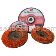 AA Abrasives 7" Flap Disc 53068 36 Grit Premium Ceramic 7" x 7/8" Type 29 Standard Thickness