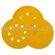 5" Hook & Loop Stacked , No Hole, C-Wt, 100 A/O Gold Stearate