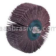 3x2x1/4-20"sk, 220 A/O, Mounted Flap Wheel Cl