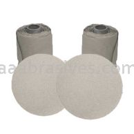 5" PSA Sanding Disc Roll 320 Grit No Hole White S/C noload