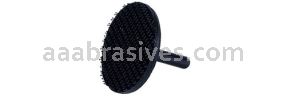 Weiler 51563 - 4" Back-up Pad for Hook & Loop Surf. Cond. Disc, 1/4" Stem - 012382515638