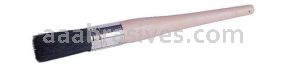 Weiler 40057 - #12 1-3/16" Oval Sash Brush, Black China Bristle, 3" B.L., Plain Foam Handle - 012382400576