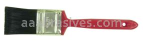 Weiler 40112 - 1/2" Industrial Varnish Brush, Black Polyester, 1-3/4" B.L., Red Plastic Handle - 012382401122