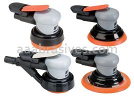 Dynabrade 69041 - 6" (152 mm) Dia. Vacuum-Ready Dynorbital  Silver Supreme Random Orbital Sander 3/32" Orbit, w/Bag & Hose