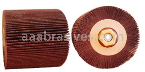 4-1/4X2X5/8-11, 80 A/O, Abrasive Flap Roll