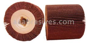 4x4x3/4 Quad Keyway, 120 A/O, Abrasive Flap Roll