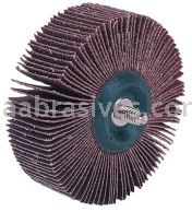 3x1/2x1/4-20"sk, 320 A/O, Mounted Flap Wheel Cl