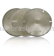 Dynabrade 3" (76 mm) Dia. x 3/8" (10 mm) CH 40/50 Grit Continuous Rim Diamond Cut-Off Wheel