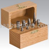 Dynabrade Carbide Burr 8-Piece Burr Kit, 1/4" Shaft