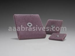 1 x 1 x 8 60 8-32 Merit Aluminum Oxide Resin Square Pads