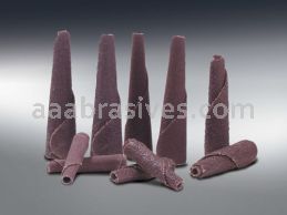 5/16 x 1-1/2 x 5 60 Grit B-20 Merit Aluminum Oxide Taper Cone Points