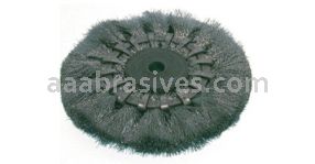 Osborn 6” FLEXIBLE CRIMPED WIRE WHEEL (.0118 X 1/2” WIDE X 1/2” AH)#23024/
