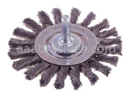 Osborn 4” Knot Wire Shank Wheel (.0140 SS X 1/4” Shank) #26191