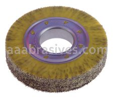 Osborn 6” Wide Face TY Encapsulated Wire Wheel (1” Wide X .0140 X 2” AH) #22718