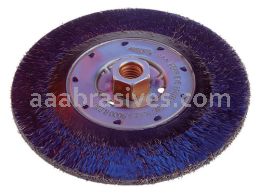 Osborn 7" TY ENCAPSULATED STRINGER BEAD WHEEL (3/16" WIDE X .014 X 5/8" -11 AH)#21000