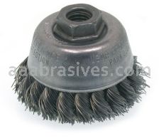 Osborn 3-1/2” Knot Wire Cup (.020 X 5/8-11 AH)#33000