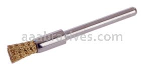 Osborn 5/16” Miniature End Brush 1/8” Stem DIA x .005 SS #75700