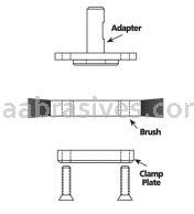 Osborn Type V CNC Adapter FOR 4" Wheel #75118