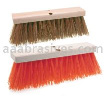 Osborn 16-7/16” Economy Street Broom 5” TL X Safety Orange POLYPRO #81262