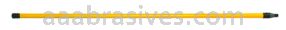 Osborn 60” Fiberglass Broom Handle 1” DIA with Nylon Thread#77020