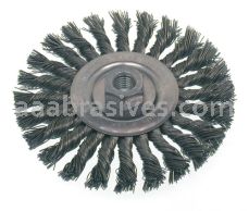 Osborn Knot Wire Wheel (3” OD X .014” Steel X 1/2-3/8” AH)#99066