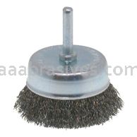 Osborn Crimped Wire Cup - Shank Mounted (2.5” OD X .014” Steel X 1/4” Shank)#99112