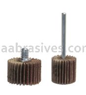 Norton Abrasives 66623399278 2 x 1/2 x 1/4-20 Norton Neon 120 R369 Small Diameter Flap Wheels With 1/4"-20 Threaded Mandrel