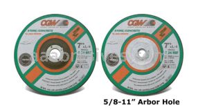 Discontinued - 5x1/4x5/8-11 Grinding Wheel T-27 Resin Bond C24R Concrete
