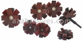 Standard Abrasives  Combi Cross Buff HP 727407 2" x 1/2" x 2 Ply x 8-32 VFN 240 Grit