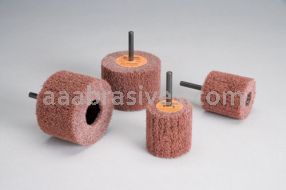 Standard Abrasives  Buff and Blend GP Mounted Flap Brush 875505 1-1/2" x 2" x 1/4" A MED