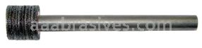 Weiler 31011 - 3" .040/80 Nylon Abrasive Filament, 3/8" Stem Bore-Rx Brush - 012382310110