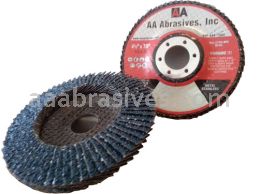 Flap Disc 4x5/8 #50 Zirc CB Standard Type 29 Angled