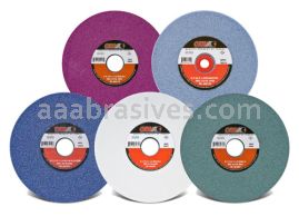7X1/2X1-1/4, Grinding Wheel, T-1, Vitrified, AZ60-K8-V32A, Premium Blue A/O