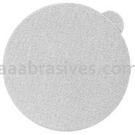6" PSA Sanding Disc 220 Grit S/C White Stearated 6 Vac Hole Stacked