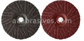 4-1/2x5/8-11 16 Grit Aluminum Oxide Semi-Flex Disc with Rigid Strong Phenolic Backing Type 27