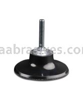 CGW 59733 2 Dia. x 1/4 Medium Pad Type Standard / Turn on M6 Thread