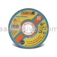 CGW Cut-Off Wheel 36301 5 x .045 x 7/8 Type 1 WA36-T-BF Quickie Cut Reinforced Contaminant Free