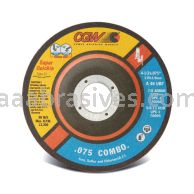 CGW 70096 5 x .075 (5/64) x 7/8 A46U Cut / Grind Combo T27 (1.9mm)