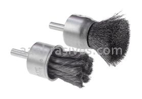 CGW 60141 1 Crimped End Brush .020 Carbon 1/4 Shank