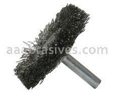 2-1/2" Stem-Mounted Wire Wheel Flared, .008, 1/4" Stem (CFF-2-1/2)