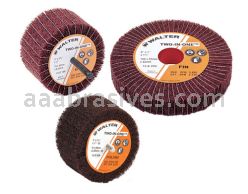 Walter - 3 x 1-3/4 Extra Fine Flex 2 in 1 Flap Wheel - 662980114605