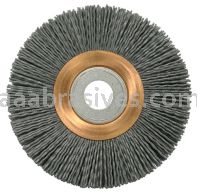 Weiler 31246 - 3" .055/80, 5/8"-1/2" AH Nylox Wheel Heavy-Duty - 012382312466