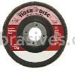 4-1/2" Stainless Grinding Flap Disc, Phenolic Backing, 80 Grit, 5/8"-11 A.H.