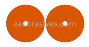 7x7/8, #24 (3) Floor Disc Cloth Ceramic ORANGE Ultra