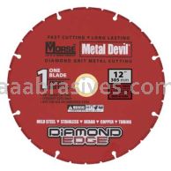Morse&reg; Metal Devil Diamond Edge 12x.125x1-20mm Cut-Off Wheel