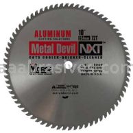 Morse Metal Devil NXT&reg; Aluminum 10" 72 Teeth Circular Saw Blades