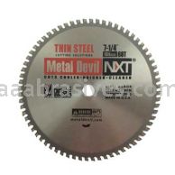 Morse Metal Devil NXT&reg; Thin Steel 7-1/4 68 Teeth Circular Saw Blades