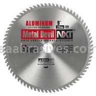 Morse Metal Devil NXT&reg; Aluminum 9" 72 Teeth Circular Saw Blades