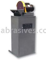DS10 10 inch industrial vacuum disc sander with the appropriate grit disc is an effective tool for deburring, flatwork, edge work, and trueing outside curves.